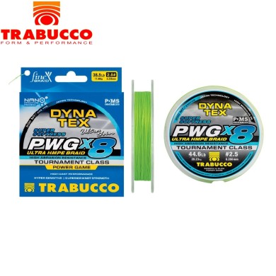 Шнур Trabucco Dyna-Tex PWG X8 #2,0 диаметр 0,235мм размотка 300м Шнур Trabucco Dyna-Tex PWG X8 #2,0 диаметр 0,235мм размотка 300м