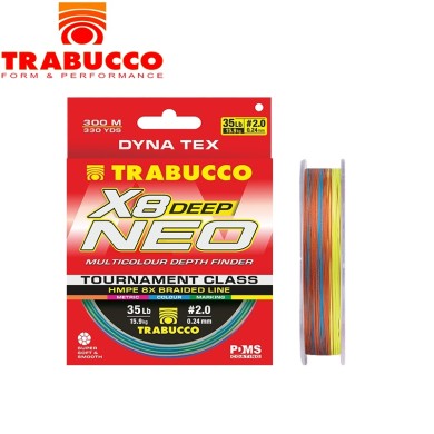 Шнур Trabucco Dyna-Tex X8 Neo Deep ML #4,0 диаметр 0,318мм размотка 300м