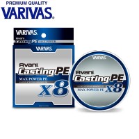 Шнур Varivas Avani Casting PE Max Power X8 размотка 200-400м белый