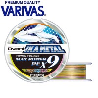 Шнур Varivas Avani Ikametal Max Power PE X9 Multicolor размотка 200м разноцветный