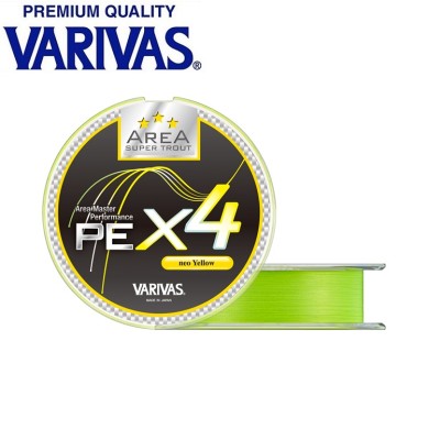 Шнур Varivas Super Trout Area PE X4 Neo Yellow #0,175 диаметр 0,071мм размотка 75м салатовый Шнур Varivas Super Trout Area PE X4 Neo Yellow #0,175 диаметр 0,071мм размотка 75м салатовый