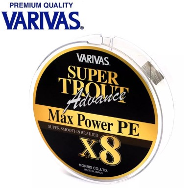 Шнур Varivas Trout Advance Max Power PE X8 #1,2 диаметр 0,185мм размотка 150м