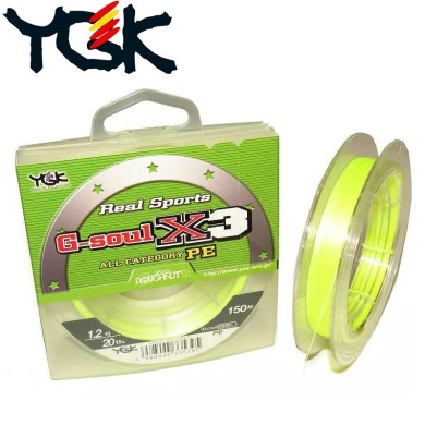Шнур YGK G-Soul X3 #0,3 диаметр 0,094мм размотка 100м