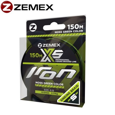 Шнур Zemex Iron X5 диаметр 0,18мм размотка 150м тёмно-зелёный Шнур Zemex Iron X5 диаметр 0,18мм размотка 150м тёмно-зелёный
