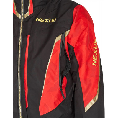 Костюм для рыбалки чёрно-красного цвета Shimano Nexus Gore-Tex Warm Suit RB-119T