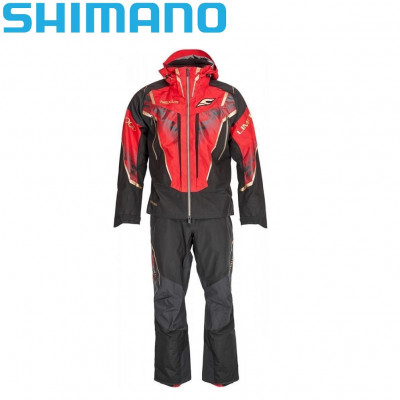 Костюм для рыбалки чёрно-красного цветаShimano Nexus Gore-Tex Protective Suit Limited Pro RT-112T