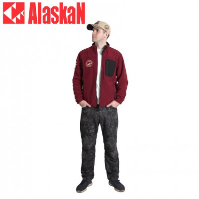 Куртка флисовая Alaskan North Wind Bordo 