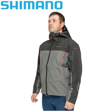 Куртка Shimano Gore-Tex Basic Jacket чёрно-серая