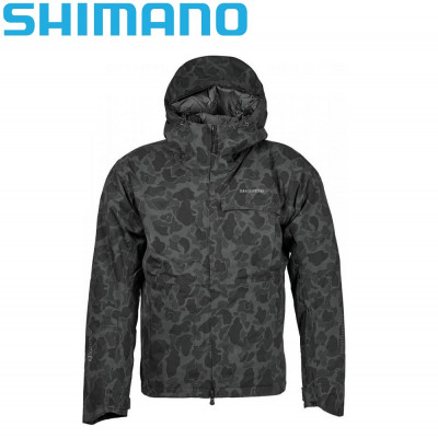 Куртка тёплая Shimano Gore-Tex Explore Warm Jacket Black Duck Camo