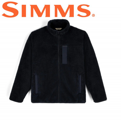 Куртка флисовая Simms Coldweather Fleece Black