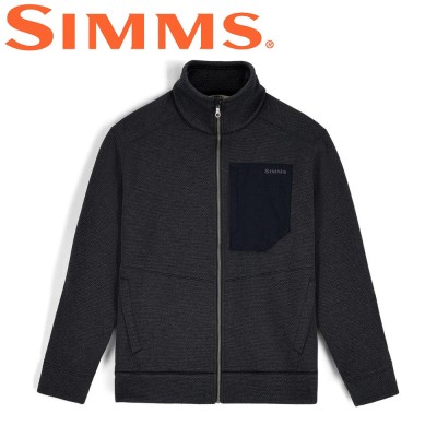 Куртка флисовая Simms Harbor Fleece Black Heather
