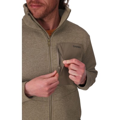 Куртка флисовая Simms Harbor Fleece Sturgeon Heather