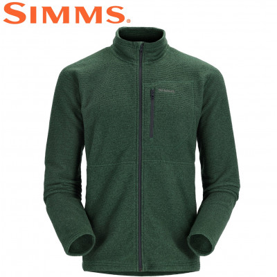 Куртка демисезонная Simms Rivershed Full Zip Forest