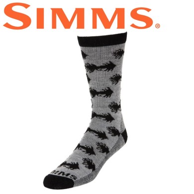 Носки Simms Daily Sock Woolly Bugger Steel Носки Simms Daily Sock Woolly Bugger Steel