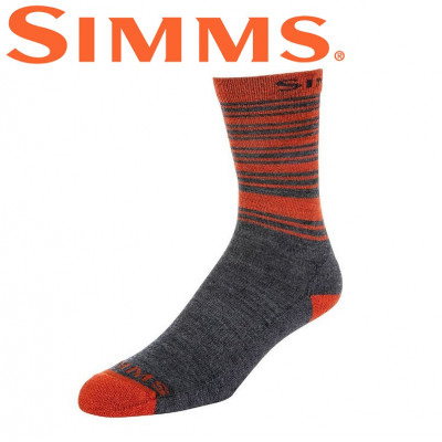 Термоноски Simms Merino Lightweight Hiker Sock Carbon