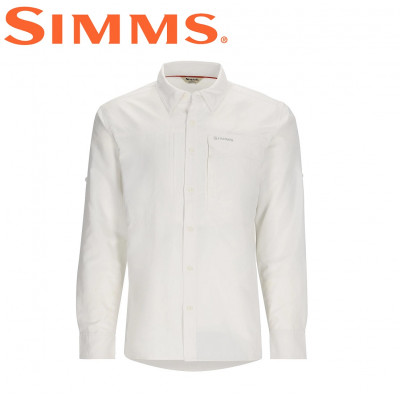 Рубашка с длинным рукавом Simms Guide Shirt White