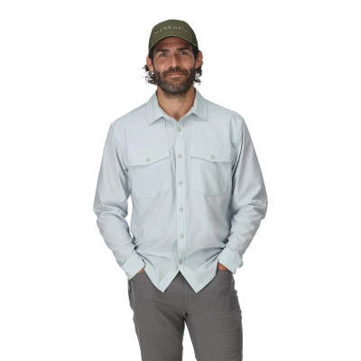 Рубашка с длинным рукавом Simms No-See-Um Bugstopper Shirt Bimini Blue Heather