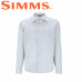 Рубашка с длинным рукавом Simms No-See-Um Bugstopper Shirt Bimini Blue Heather