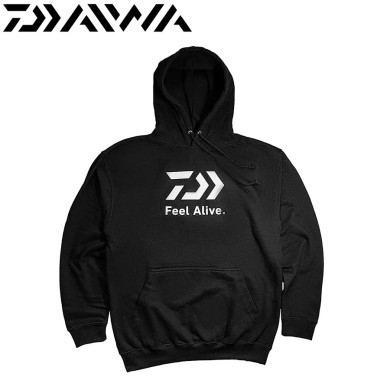 Худи Daiwa D-Vec Feel Alive Hoodie Black Худи Daiwa D-Vec Feel Alive Hoodie Black