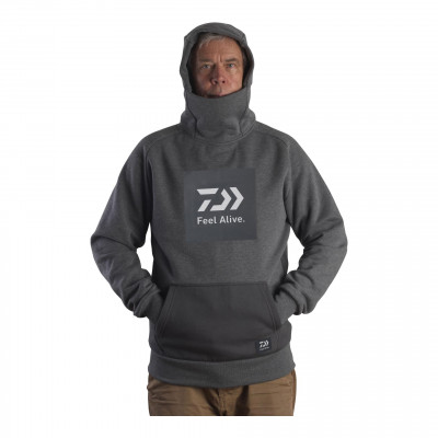 Толстовка Daiwa D-Vec Snood Hoodie Grey