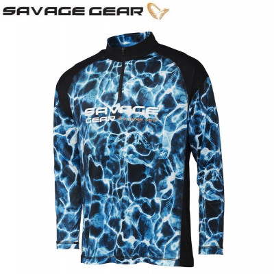 Реглан Savage Gear Marine UV Long Sleeve Tee