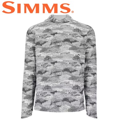 Худи Simms BugStopper SolarFlex Hoody Shroud Sterling