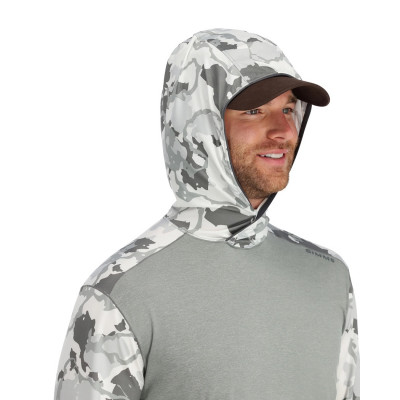 Худи Simms Bugstopper SolarFlex Hoody Cinder/Regiment Camo Cinder