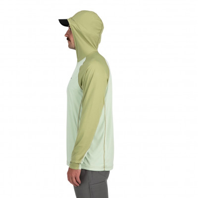 Худи Simms Bugstopper SolarFlex Hoody Light Green/Sage Heather