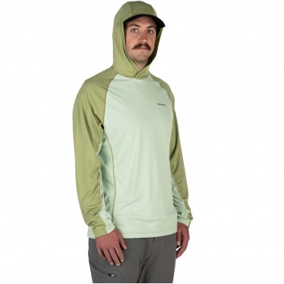 Худи Simms Bugstopper SolarFlex Hoody Light Green/Sage Heather