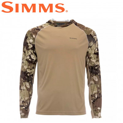 Худи Simms Bugstopper SolarFlex Hoody Riparian Camo