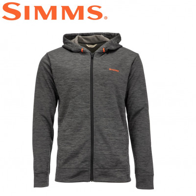 Худи Simms Challenger Full-Zip Hoody Carbon Heather