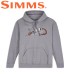 Худи Simms Hook and Loop Hoody Grey Heather
