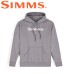 Худи Simms Logo Hoody Grey Heather