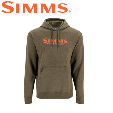 Худи Simms Logo Hoody Military Heather