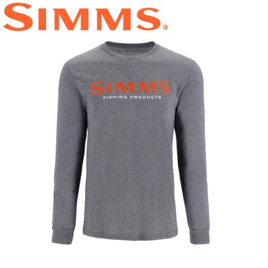 Реглан Simms Logo Shirt LS Athletic Heather