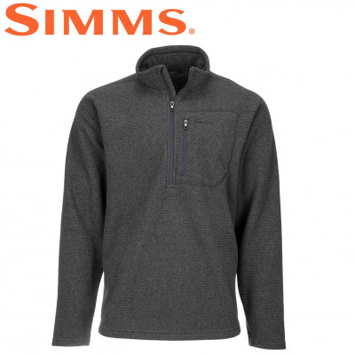 Реглан Simms Rivershed Quarter Zip Carbon