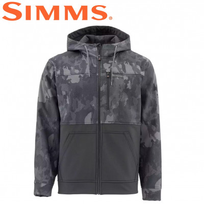 Худи Simms Rogue Hoody Hex Flo Camo Carbon