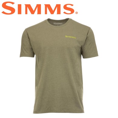 Футболка Simms Sasquatch T-Shirt Military Heather Футболка Simms Sasquatch T-Shirt Military Heather
