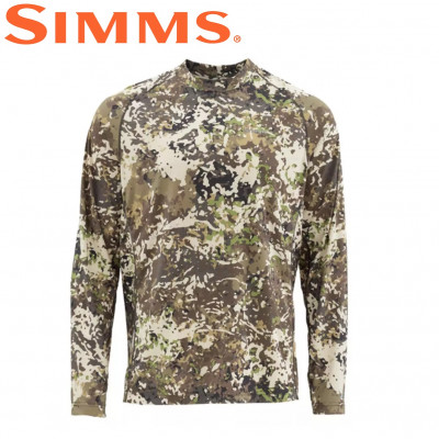 Реглан Simms SolarFlex Crewneck Prints River Camo