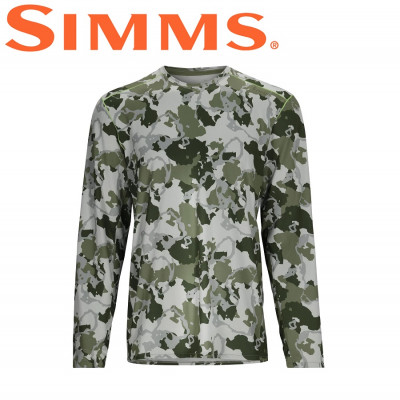 Реглан Simms SolarFlex Crewneck Regiment Camo Clover