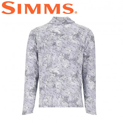 Худи Simms SolarFlex Hoody Back Eddy White