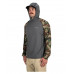 Худи Simms SolarFlex Hoody Woodland Camo/Carbon Heather