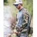 Худи Simms SolarFlex Hoody Woodland Camo/Carbon Heather