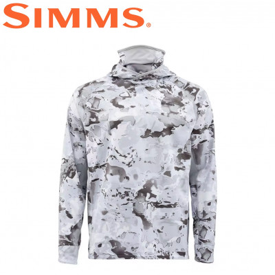 Худи Simms SolarFlex UltraCool Armor Cloud Camo Grey