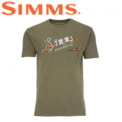  Футболка с коротким рукавом Simms Special Knot T-Shirt Military Heather