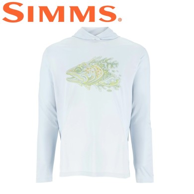 Худи Simms Tech Hoody - Artist Series Bimini Trout Head Худи Simms Tech Hoody - Artist Series Bimini Trout Head