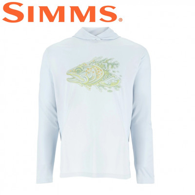 Худи Simms Tech Hoody - Artist Series Bimini Trout Head