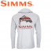 Худи Simms Tech Hoody - Artist Series Trout Logo Flame/Sterling