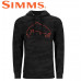 Худи Simms Trout Outline Hoody Woodland Camo Carbon