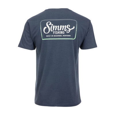  Футболка с коротким рукавом Simms Two Tone Pocket Tee Navy Heather